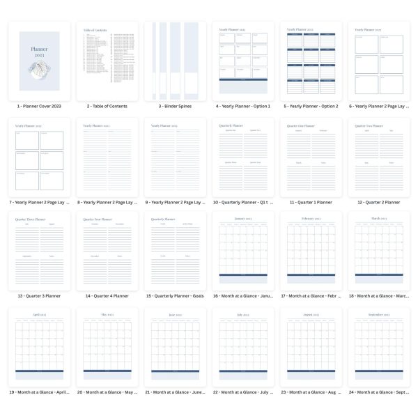 2023 Printable Planner 1