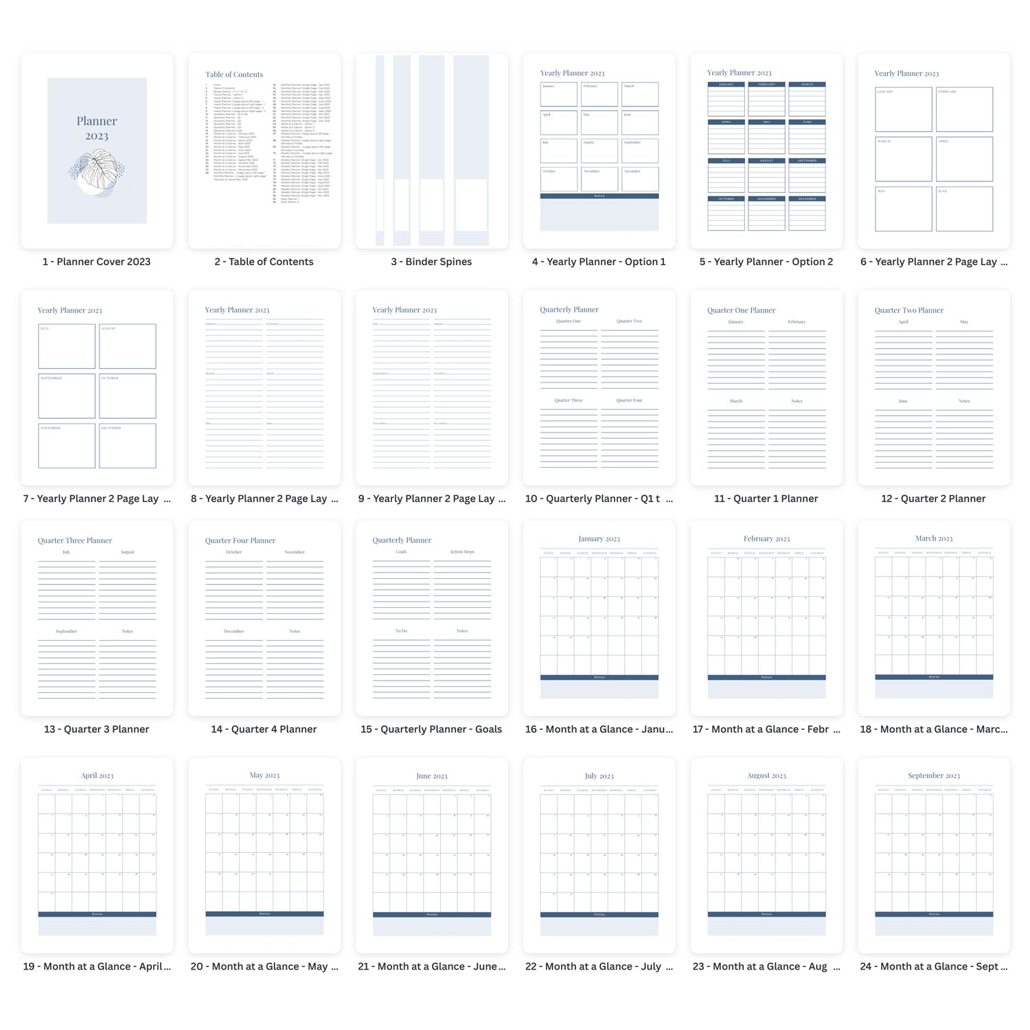 2025 Printable Planner