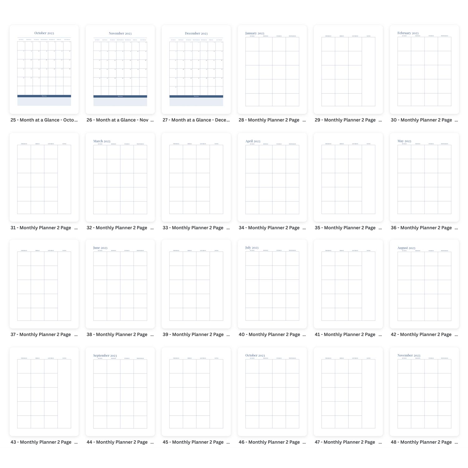 2023 Printable Planner 2