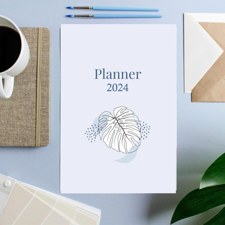 Dated Printable Planner and Template Canva 2024