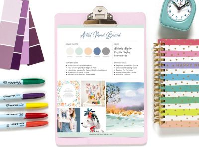 Art Mood Board Printable