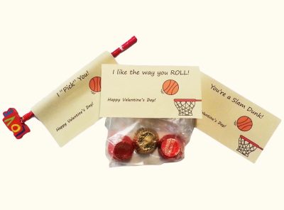 Printable Basketball Valentine