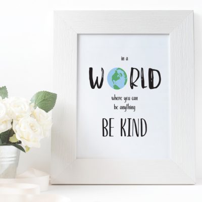 Be Kind Printable