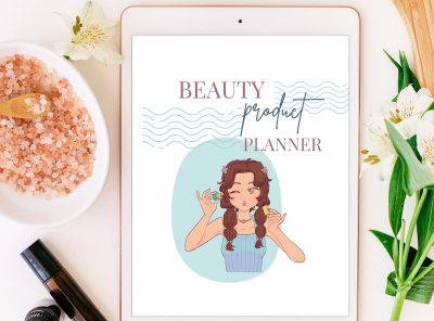 Printable Beauty Product Planner + Journal