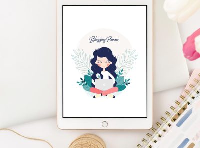 Blogging Planner and Template Canva