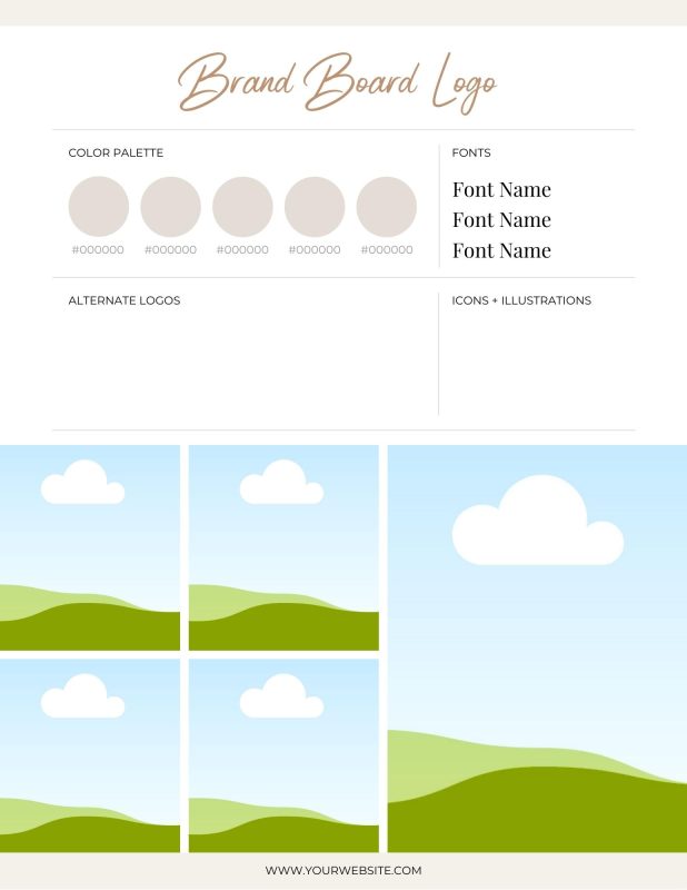 Brand Board Template