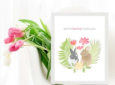 Bunny Art Printable