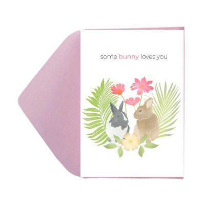 Printable Card Bunnies
