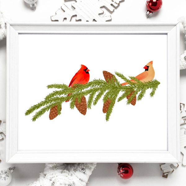 Cardinal Bird Printable