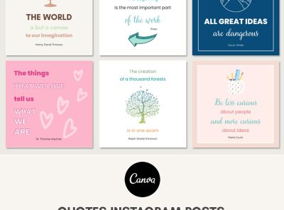 Instagram Canva Template - Creating Quotes