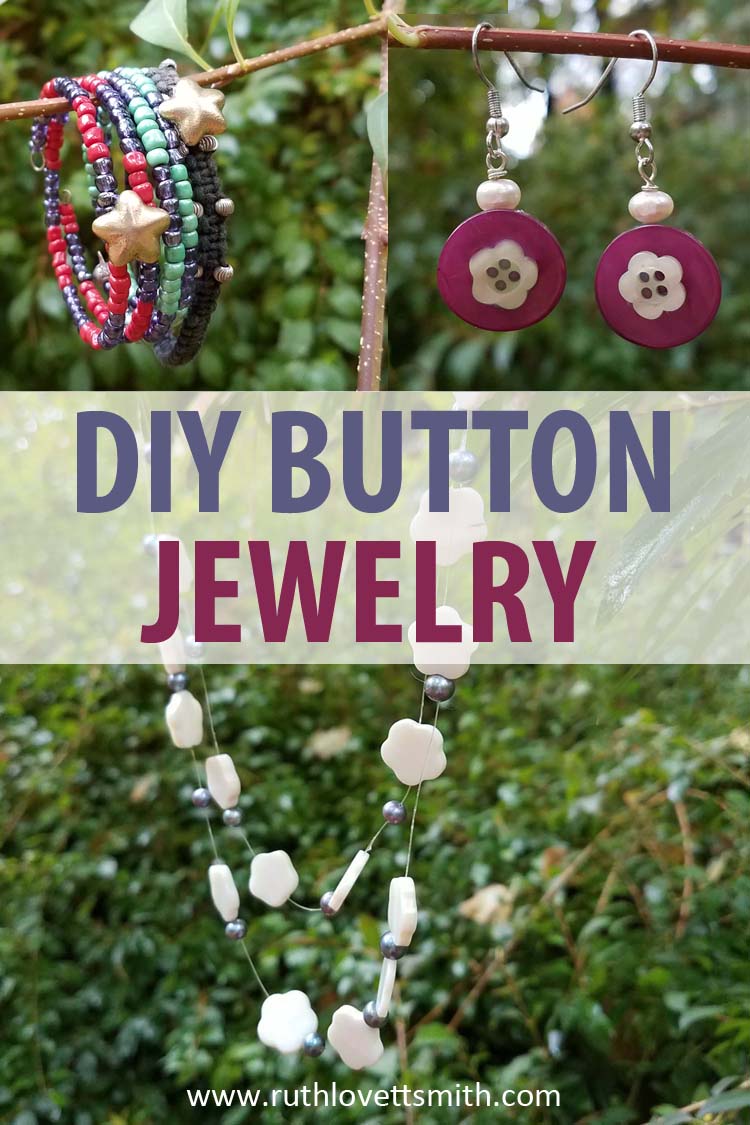 DIY Button Jewelry + Button Crafts