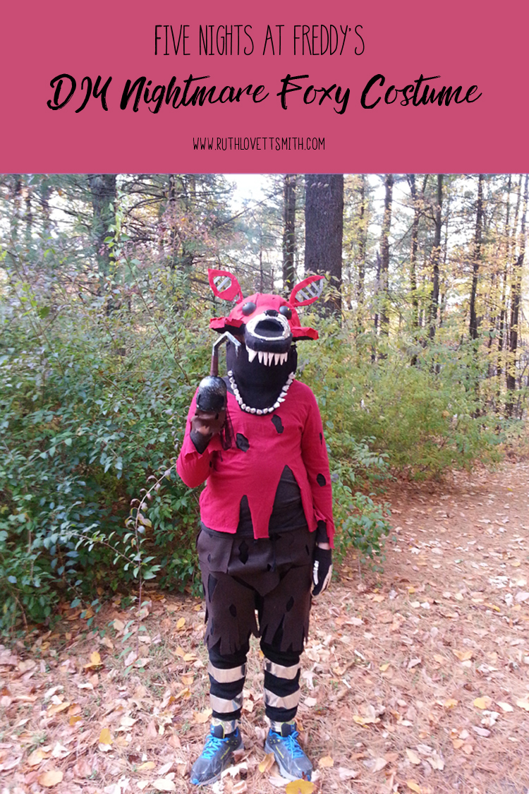 Five Nights At Freddy's 4 Nightmare Foxy Costume