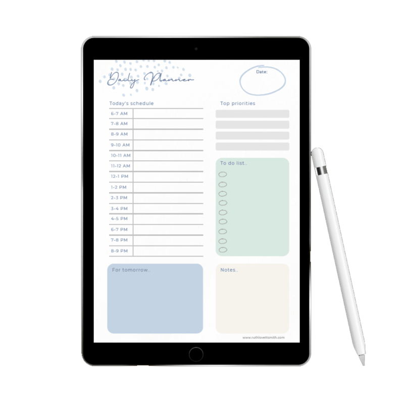 Daily Planner Printable