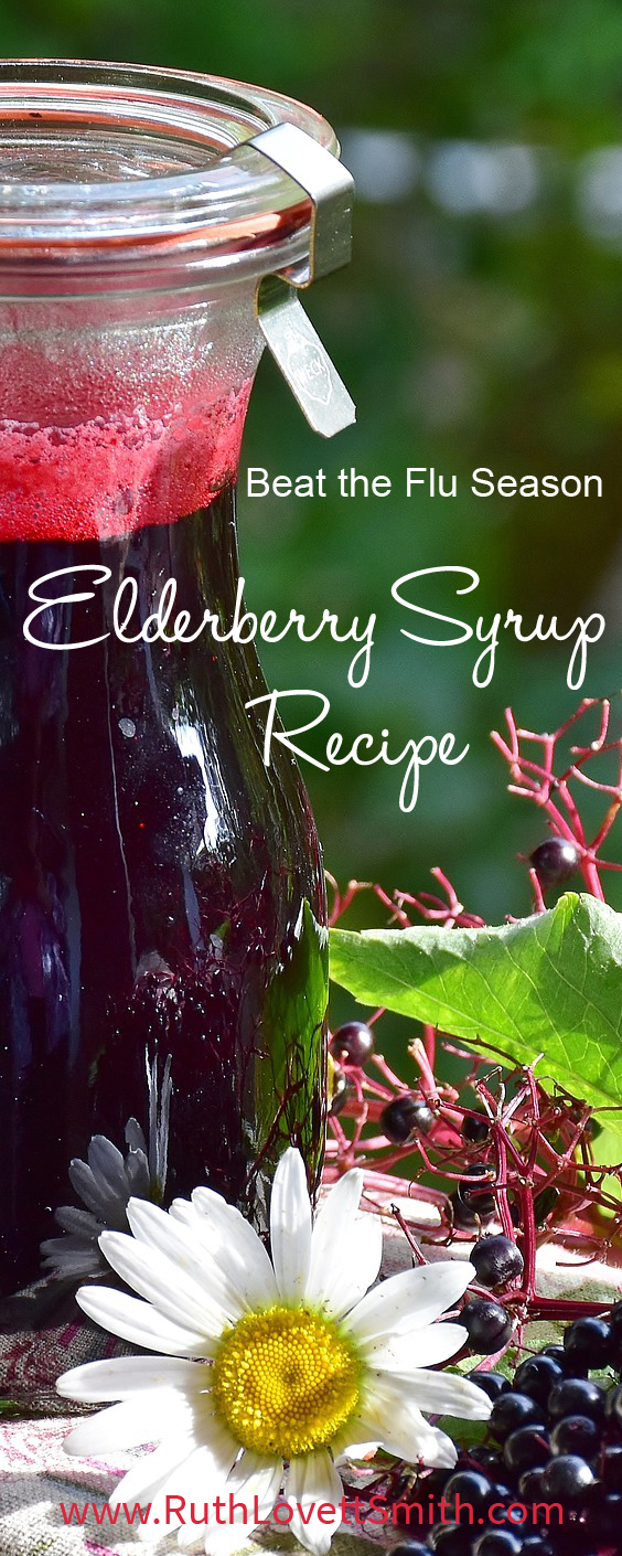 Elderberry Syrup Recipe for Coughs, Colds, and the Flu Ruth LovettSmith