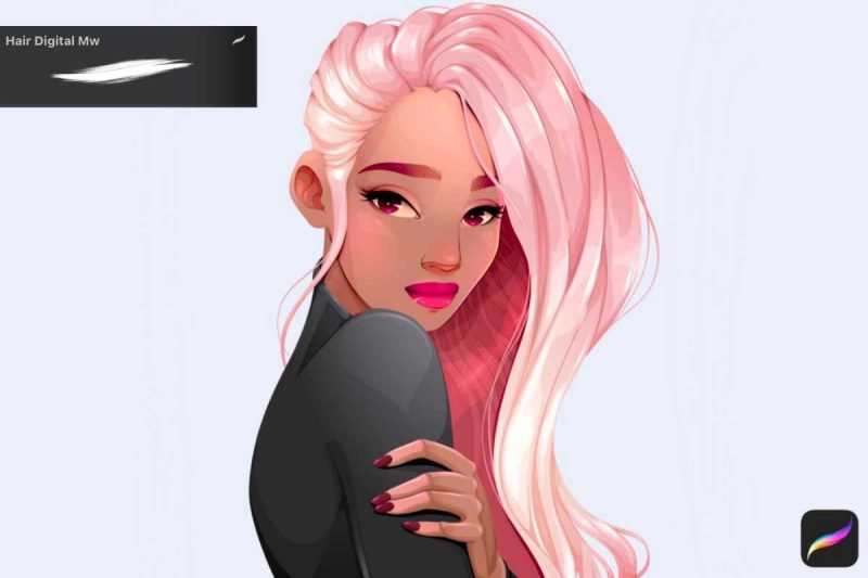 Procreate Hair Brushes Free Download