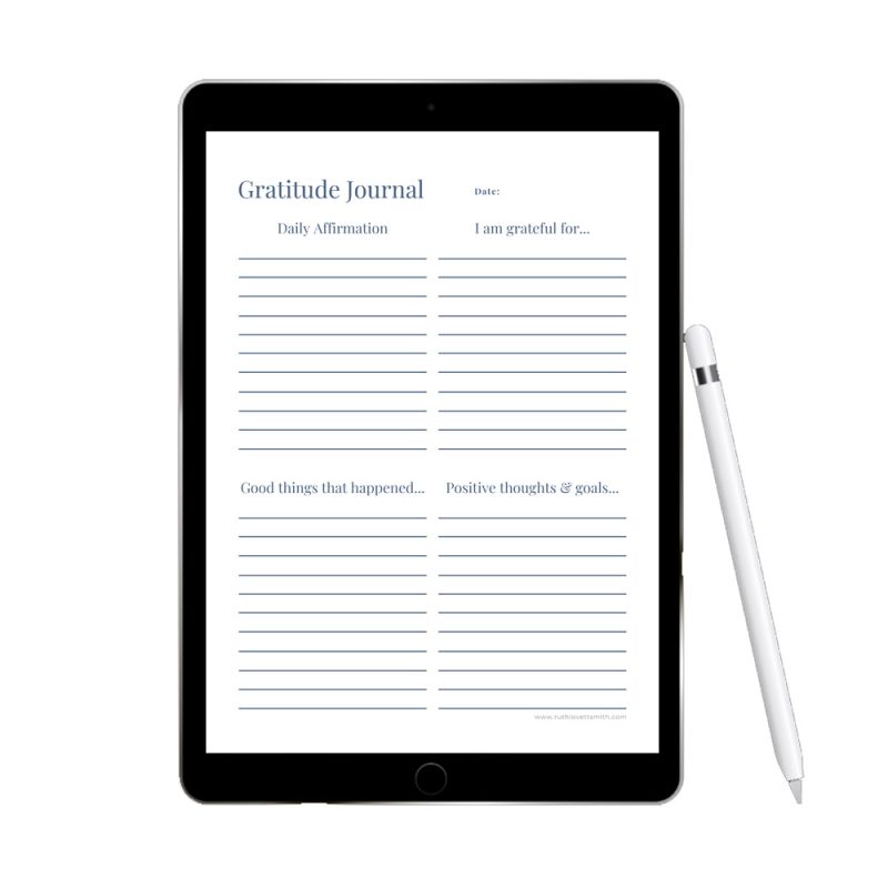 Printable Gratitude Worksheet