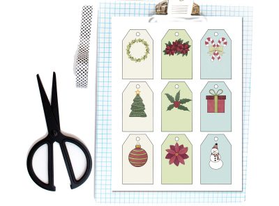 Printable Holiday Gift Tags