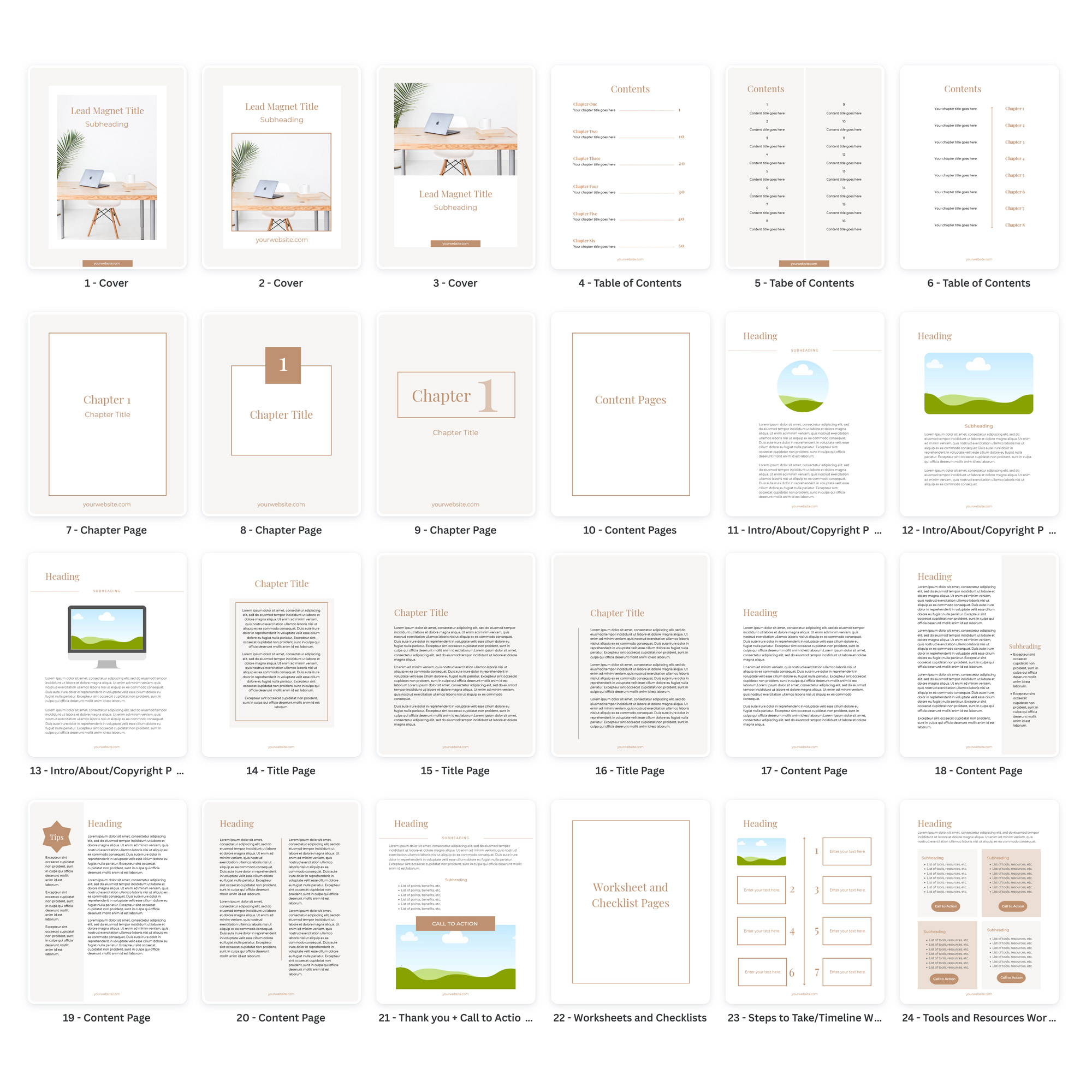 Lead Template Canva