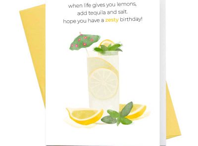 Zesty Printable Birthday Card