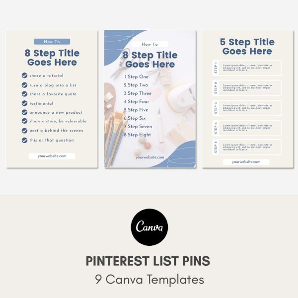 Pinterest Templates List Pins