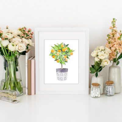 Orange Tree Printable