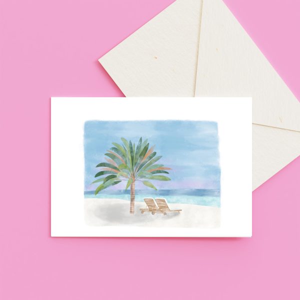 Palm Tree Printable Card