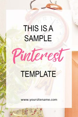 Pinterest Template Free