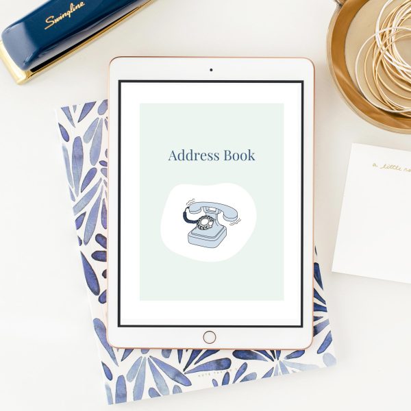 Printable Address Book