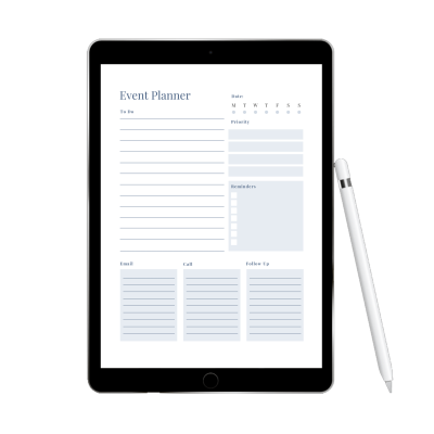 Printable Event Planner