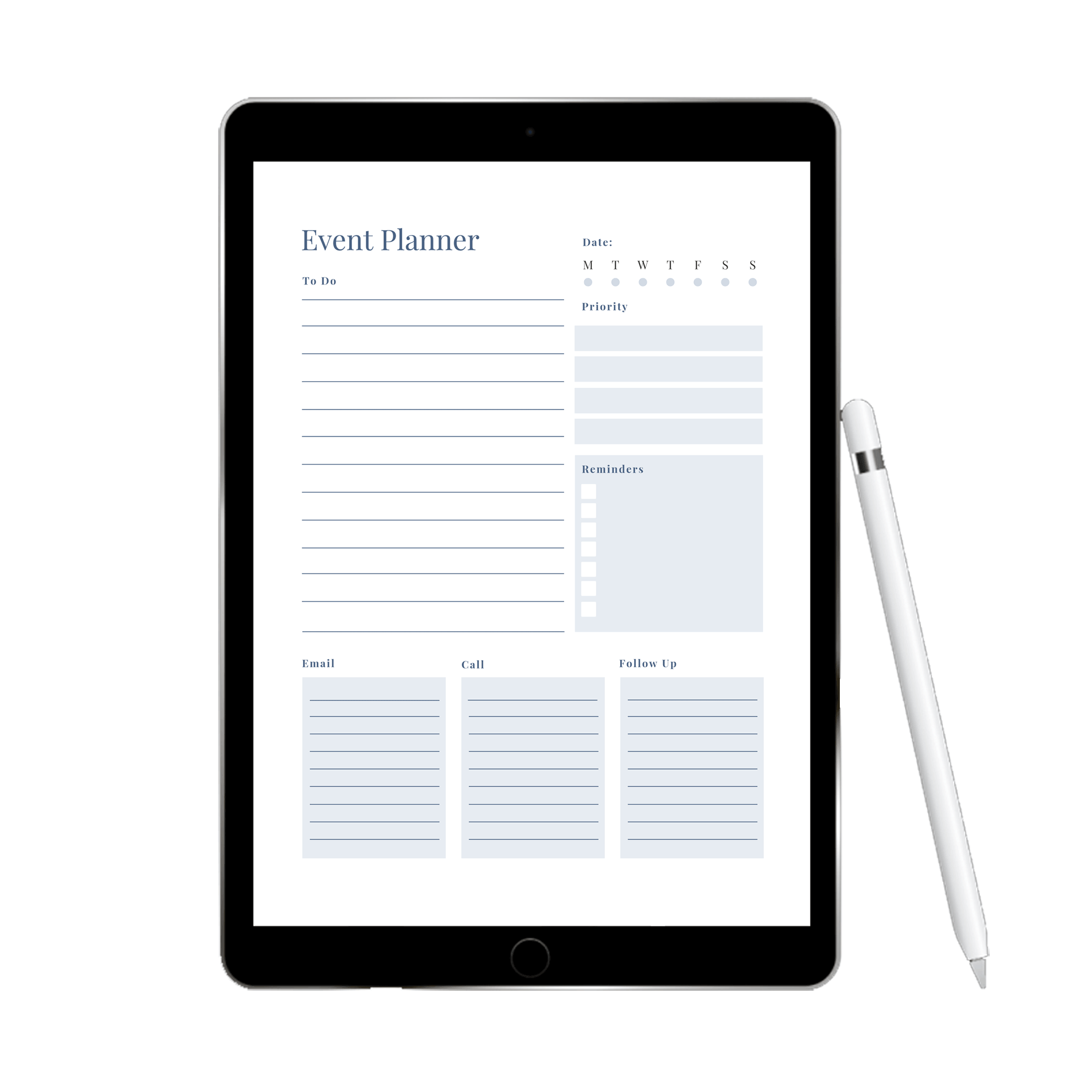 Printable Event Planner