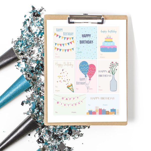 Printable Birthday Gift Tags