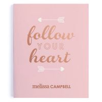 Rose Gold Office Supplies Journal