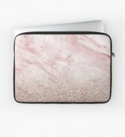 Rose Gold Office Supplies Laptop Sleeve