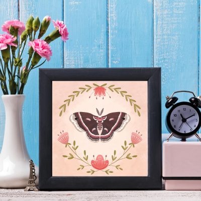 Silk Moth Printable