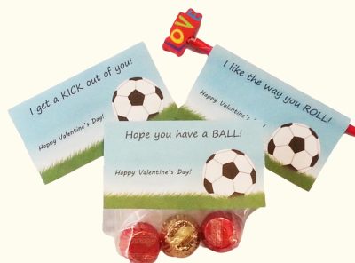 Printable Soccer Valentine