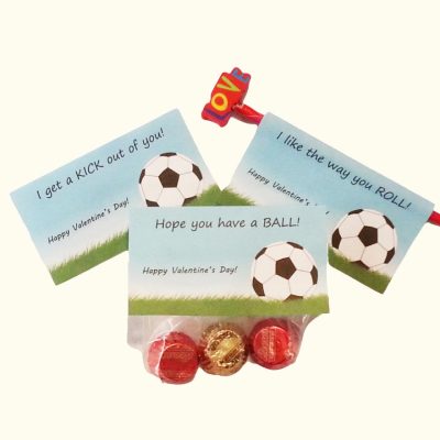 Printable Soccer Valentine