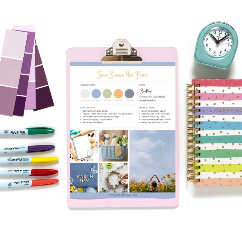 Creative Content Membership Mood Board
