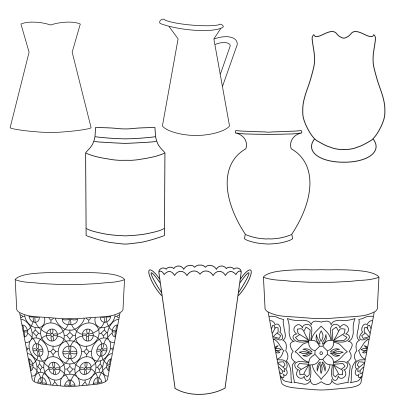 Vase Graphic Elements
