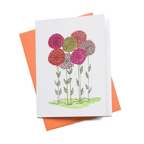 Zinnia Card